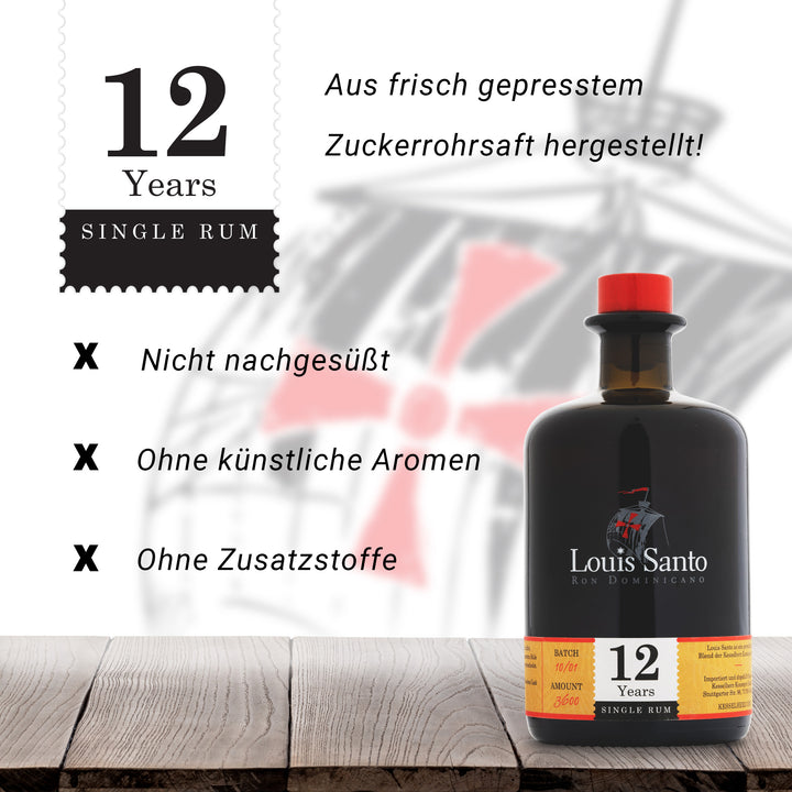 Louis Santo – Premium Single Rum 12 Jahre