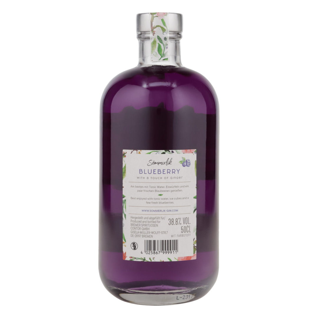 Sömmerlik Blueberry Flavoured Gin aus Deutschland