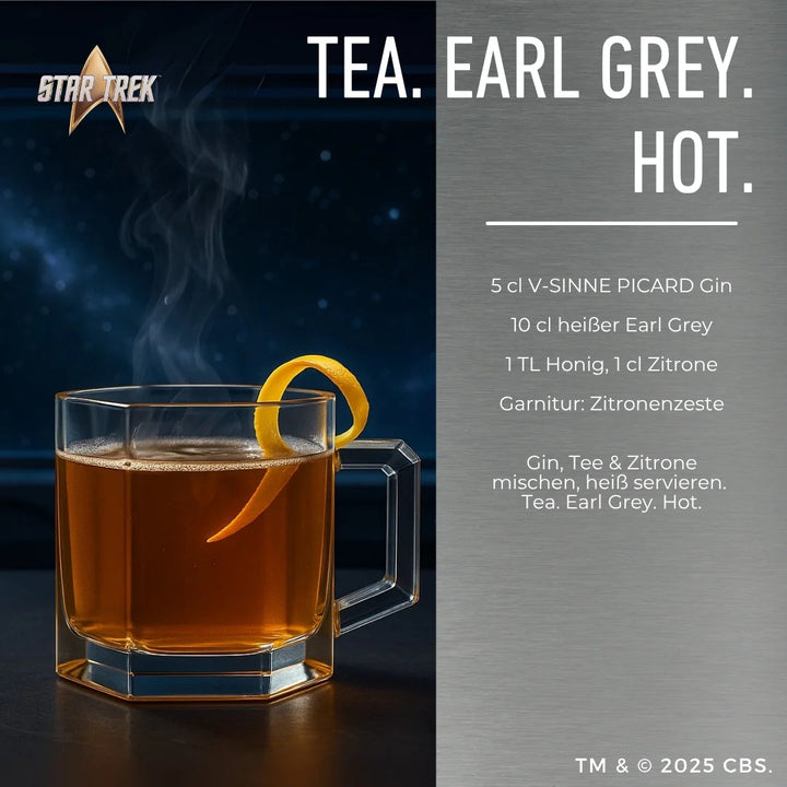 Star Trek Picard Earl Grey Gin Sammlerbox