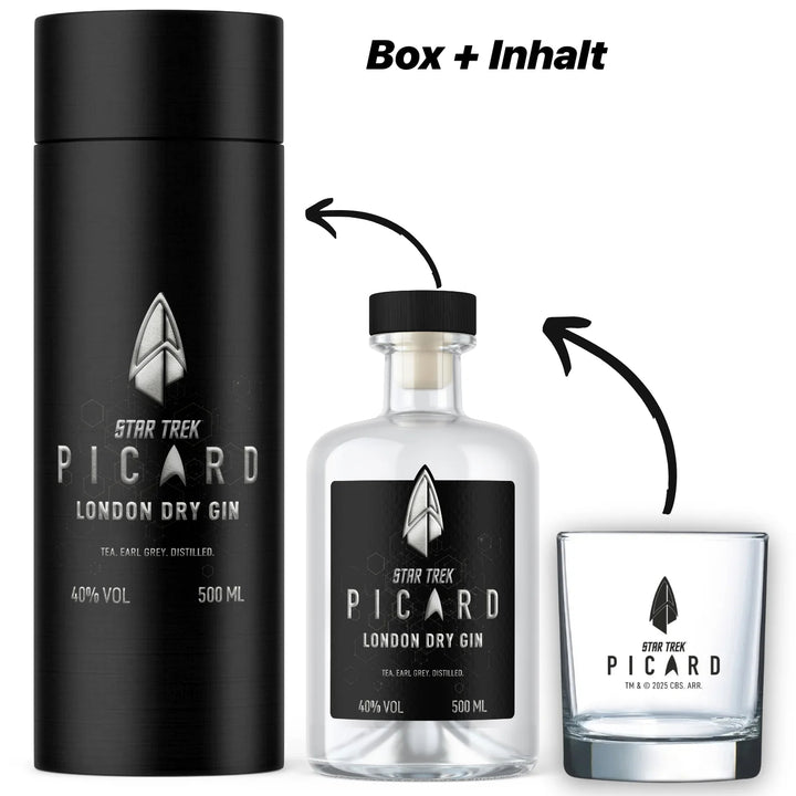 Star Trek Picard Earl Grey Gin Sammlerbox