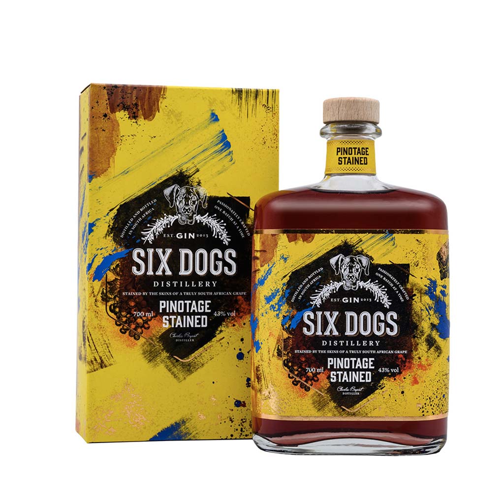 Six Dogs Pinotage stained – die perfekte Verbindung von Gin und Pinotage