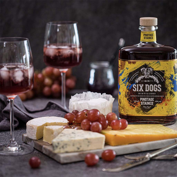 Six Dogs Pinotage stained – die perfekte Verbindung von Gin und Pinotage