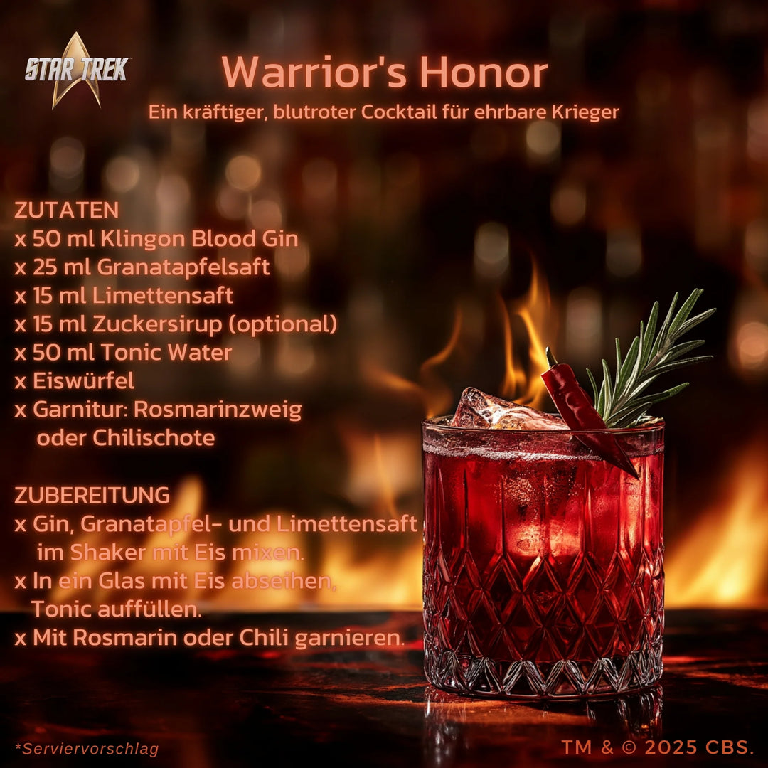V-SINNE Star Trek Klingon Blood Gin