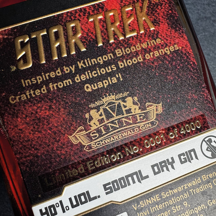 V-SINNE Star Trek Klingon Blood Gin