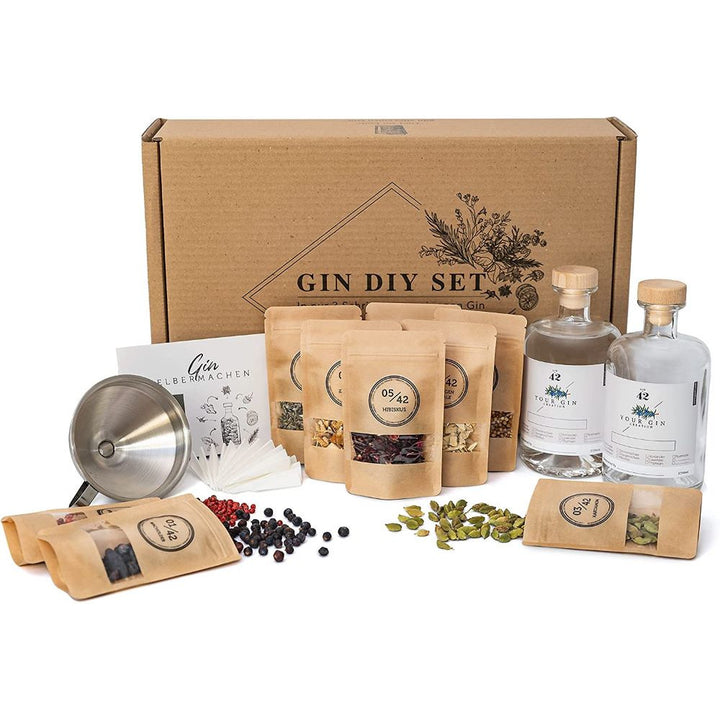 Gin DIY Set zum Selbermachen inkl. Basisalkohol