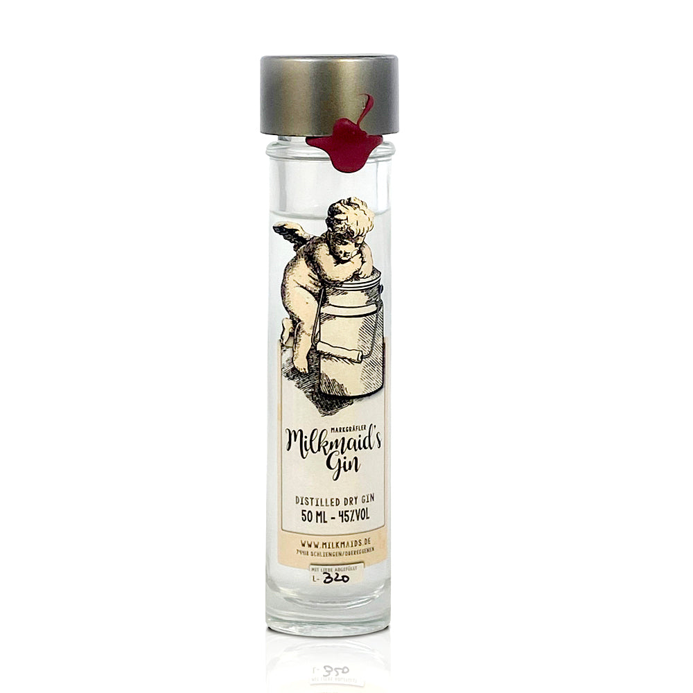 Milkmaid´s Gin im Mini-Glasfläschchen