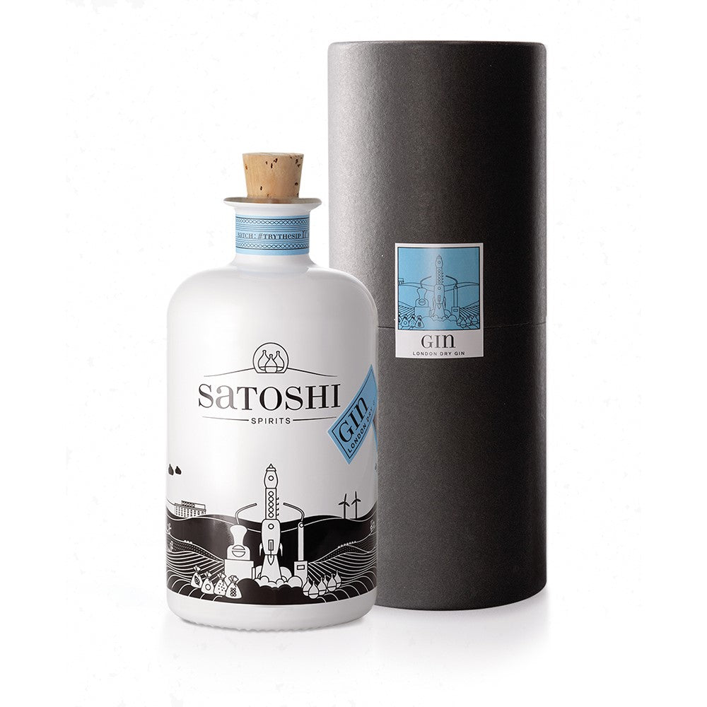 Satoshi London Dry Gin in der Geschenkbox