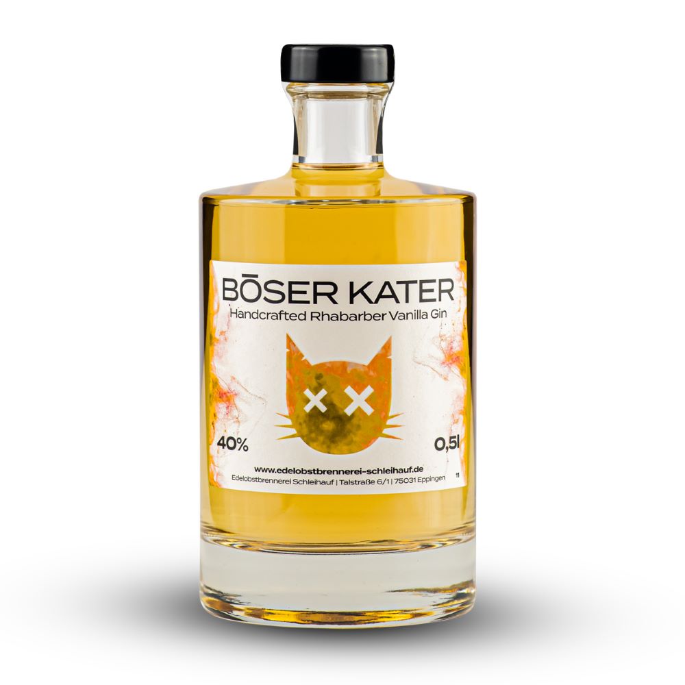 Böser Kater Rhabarber Vanilla Gin